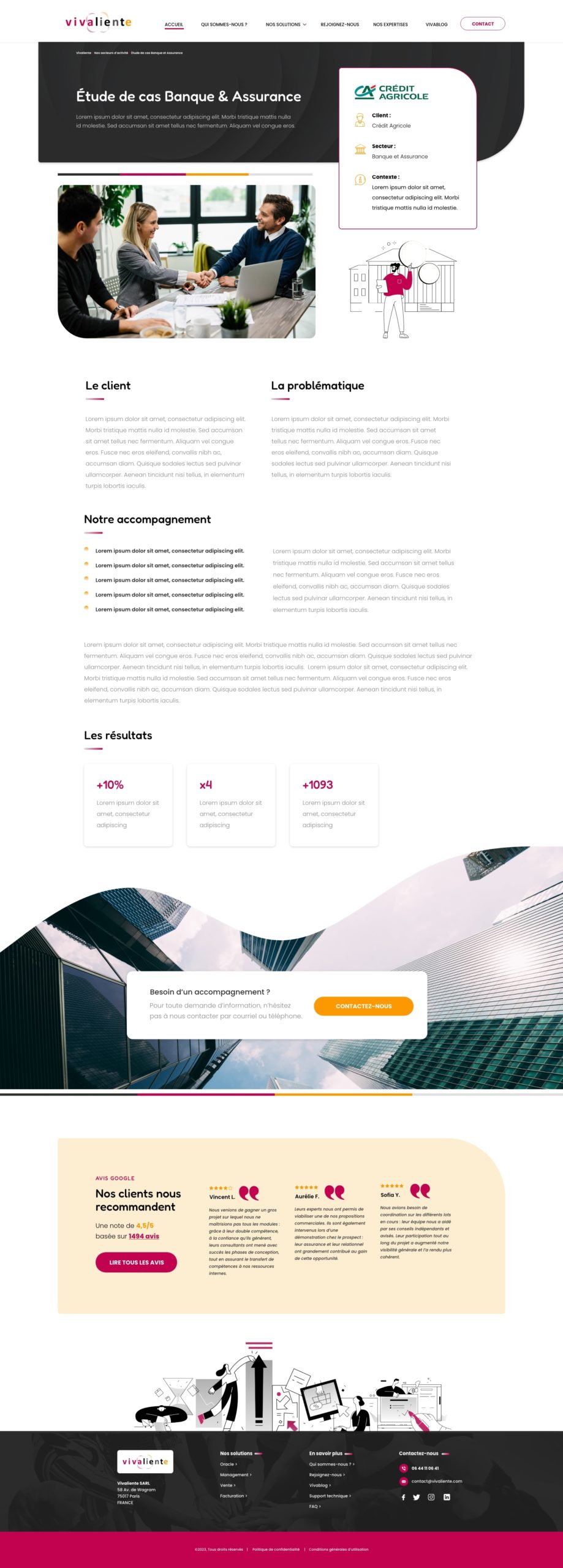 design site web vivaliente